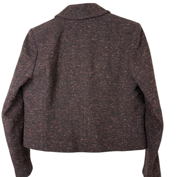Anine Bing Brown Tweed Blazer with Metallic Accents SZ Medium - Picture 13 of 13